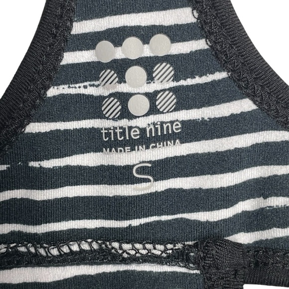 Title Nine M Connelly Dress Painted Stripe Athleisure Dress Size Small - Picture 13 of 14